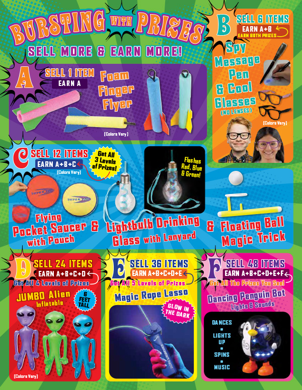 Bursting With Prizes